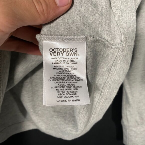Octobers Very Own Classic Logo Long Sleeve Crew Tee men's size Large - Picture 6 of 7